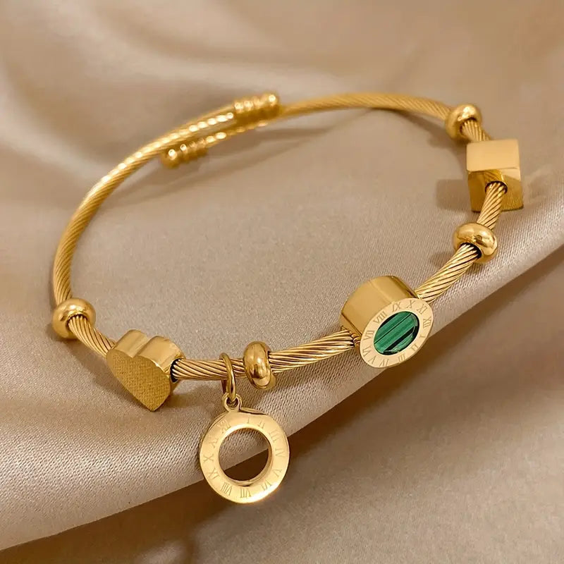 Rhian – Armband in Gold mit Signatur