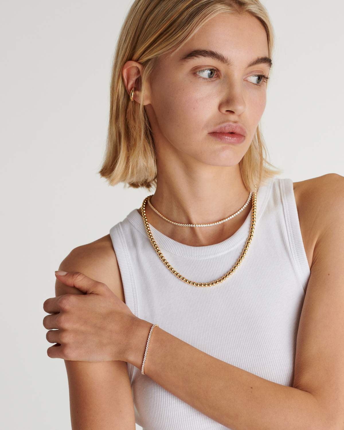 Astrid - Traditionelles Tennisarmband