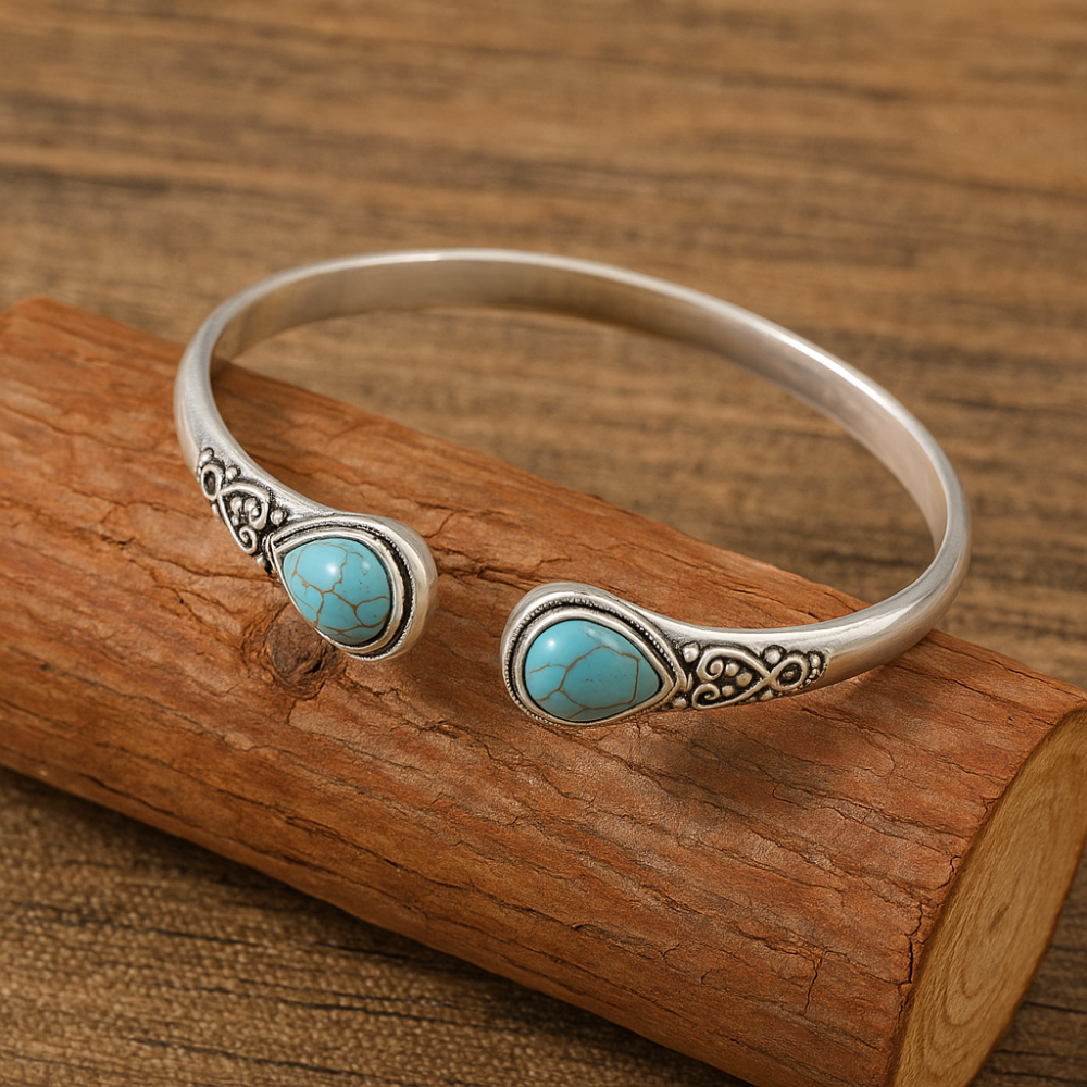 Damen Verstellbares Boho-Armband mit schönen Steindetails