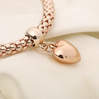 Aria – Armband aus Metall mit festen Herzen