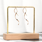 Mel – Ohrringe Spiralen Gold