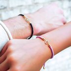 Calla – Verstellbares Armband mit gravierter Initiale