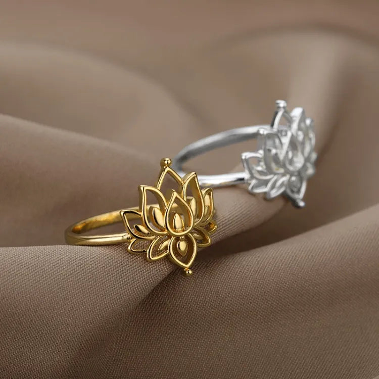 Lotusblume - Eleganter Ring
