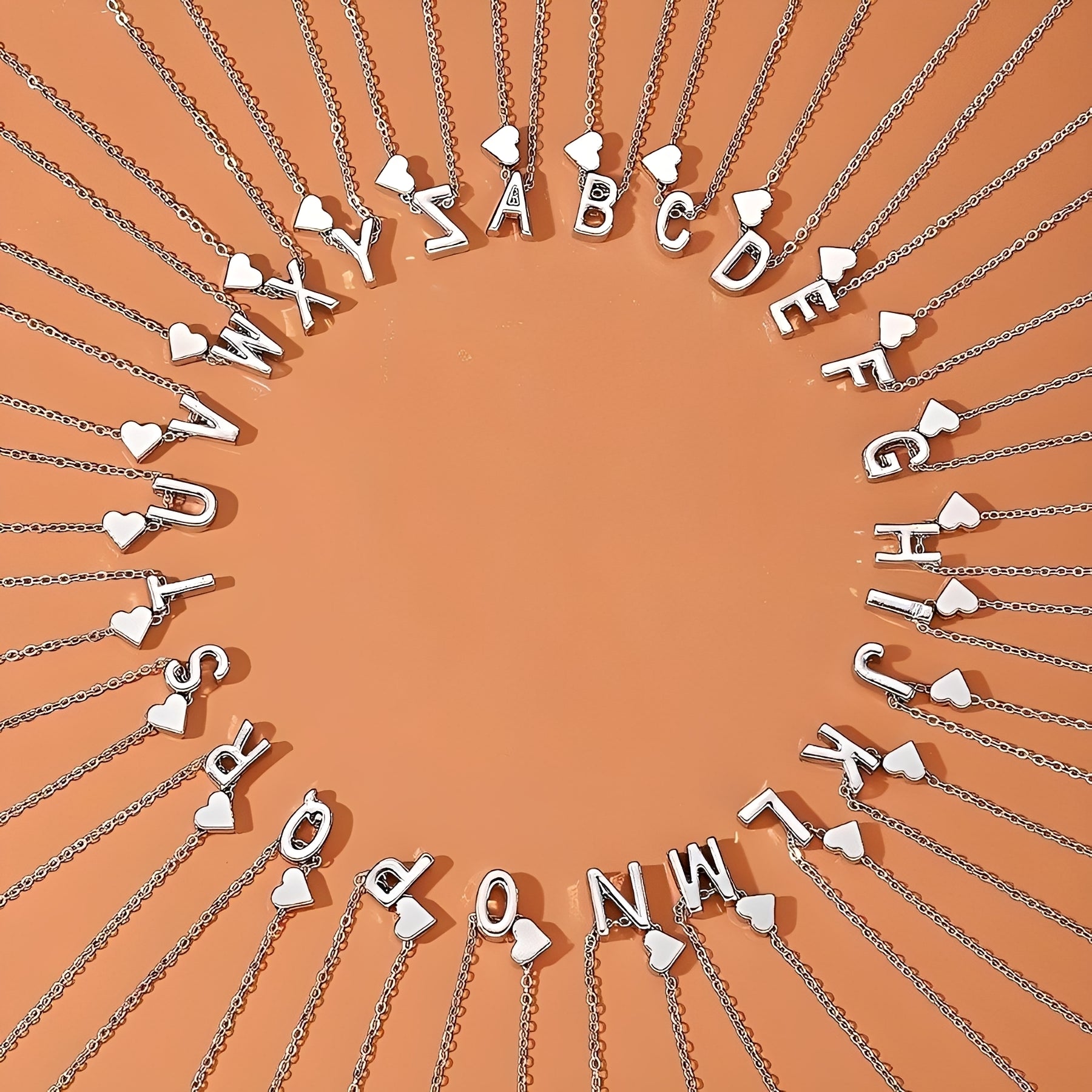 Herz Schmuckset mit Initialen - Initial Love Set