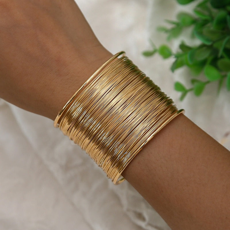 Nadine – Vergoldetes Armband im Vintage-Stil