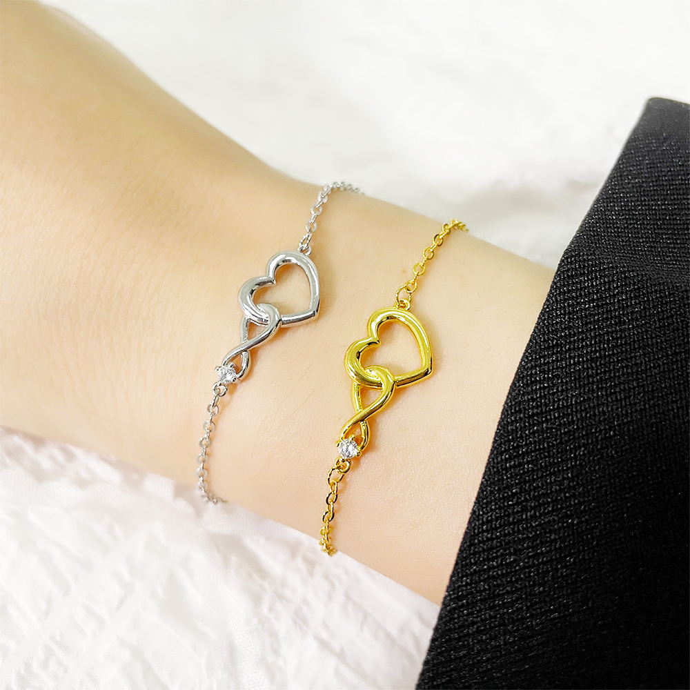 Unendliches Herz Armband - Elegantes CZ-Armband