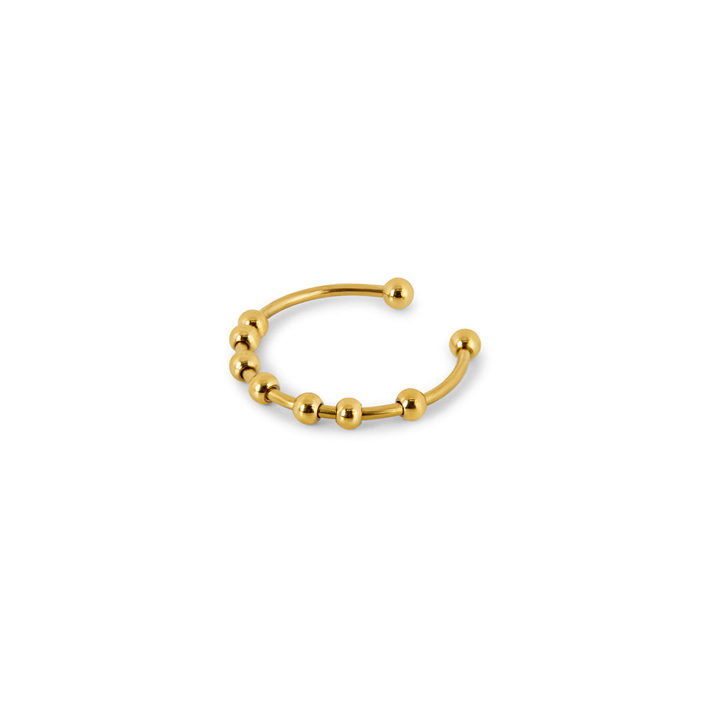 Neri – Verstellbarer Anti-Stress-Ring mit Perlen