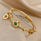 Rhian – Armband in Gold mit Signatur