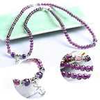 Mia – Armband & Halskette Spiritualität Amethyst