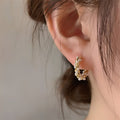 Ellie – Ohrringe mit gedrehten Perlen