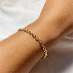 Gigi – Armband Seilglieder Gold Elegant