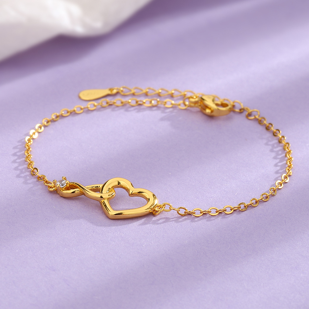 Unendliches Herz Armband - Elegantes CZ-Armband