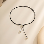 Attraktive Perlenkette - Perlenkette Collarbone