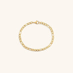 Saturn - Goldenes Kettenarmband