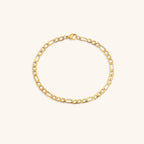 Saturn - Goldenes Kettenarmband