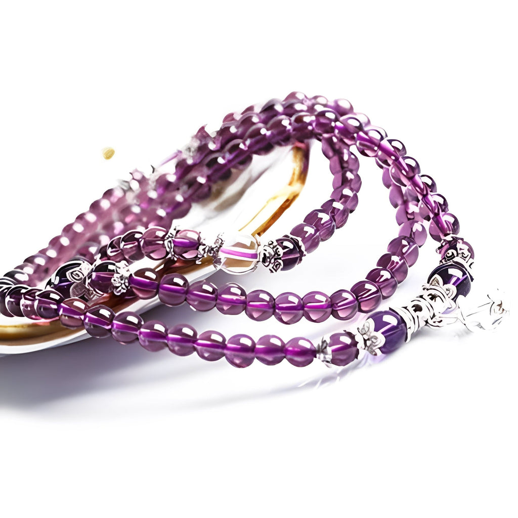 Mia – Armband & Halskette Spiritualität Amethyst
