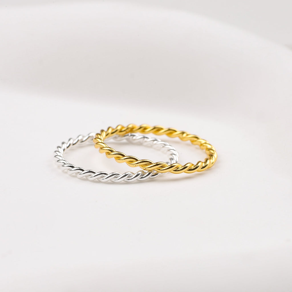 Manon – Stapelbarer Geflochtener Ring