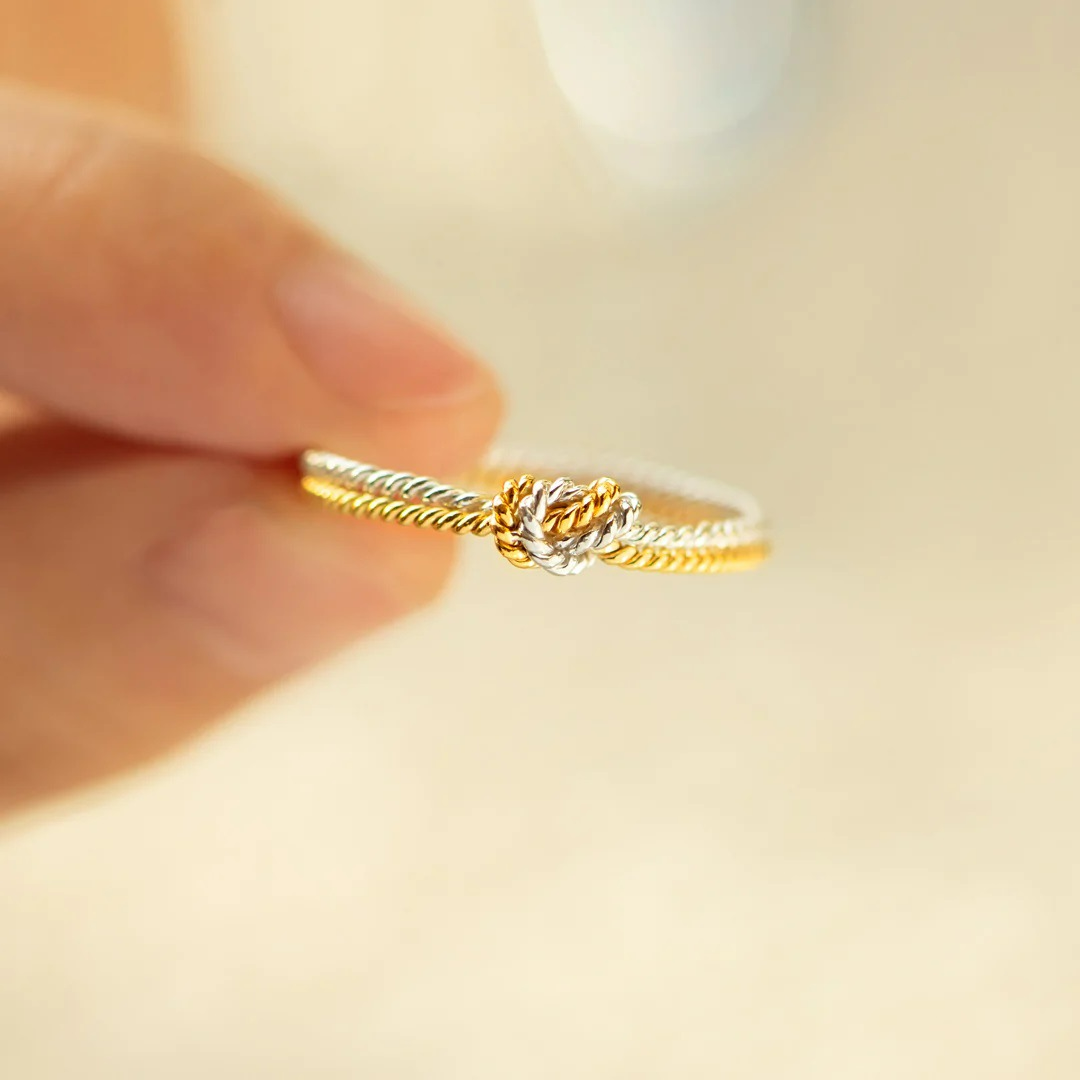 Engel Seilknoten - Ring in Gold und Silber