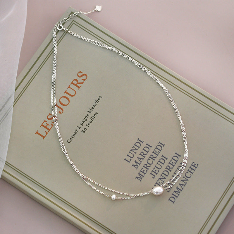 Serenity Shine – Kette mit Süßwasserperlen