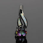 Mirella – Ring mit Regenbogen-Opal und Topas