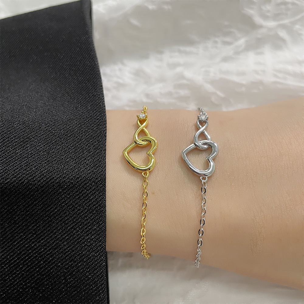 Unendliches Herz Armband - Elegantes CZ-Armband