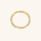 Saturn - Goldenes Kettenarmband