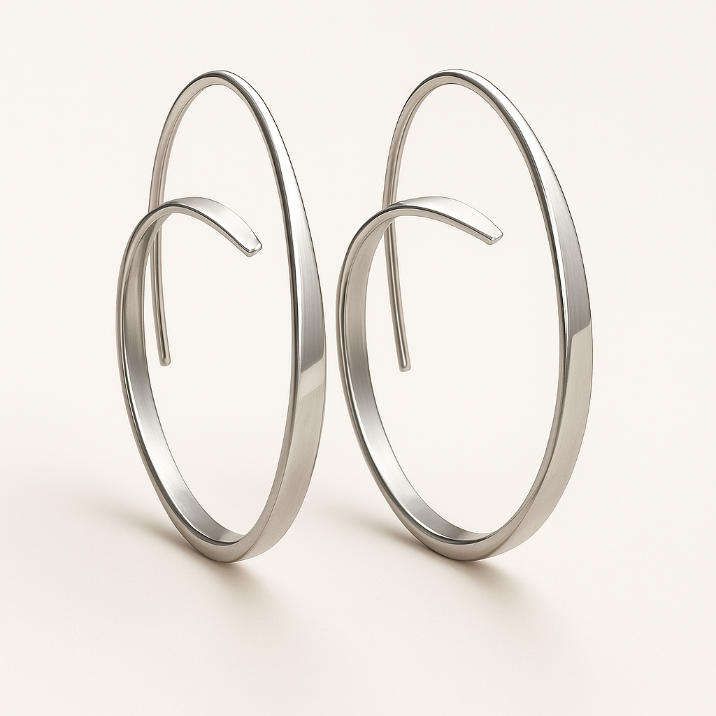 Becca – Ohrringe mit Stilvollem Spiraldesign