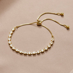 Goldenes Kristallarmband - Anpassbares Kristallarmband