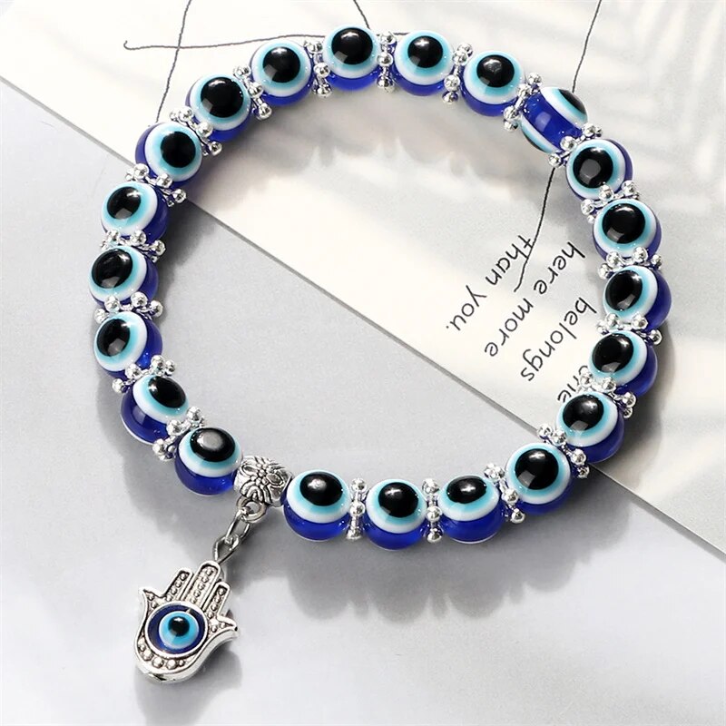 Evil Eye Ocean Style Fußkettchen - Karma und Glücksanklet