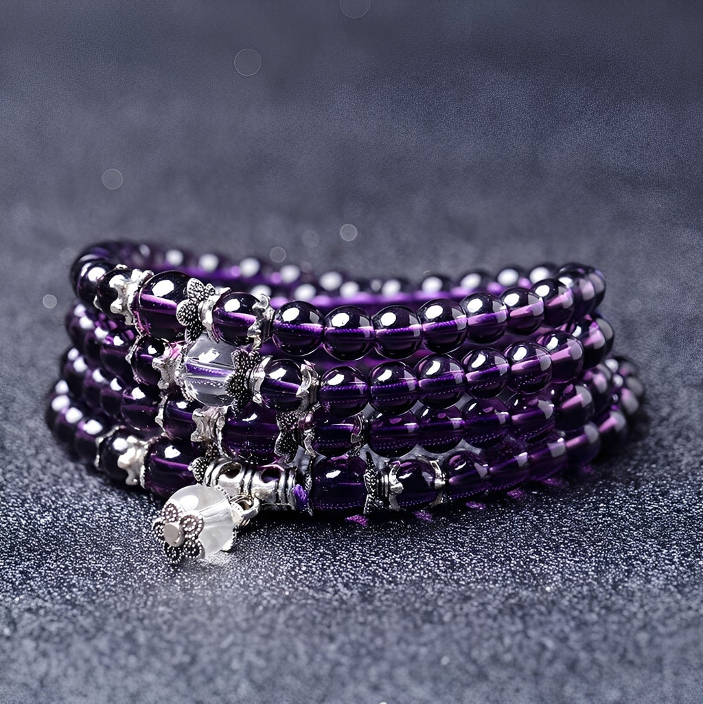 Mia – Armband & Halskette Spiritualität Amethyst