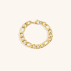 Saturn - Goldenes Kettenarmband