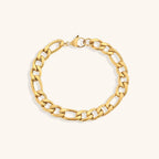 Saturn - Goldenes Kettenarmband