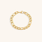 Saturn - Goldenes Kettenarmband