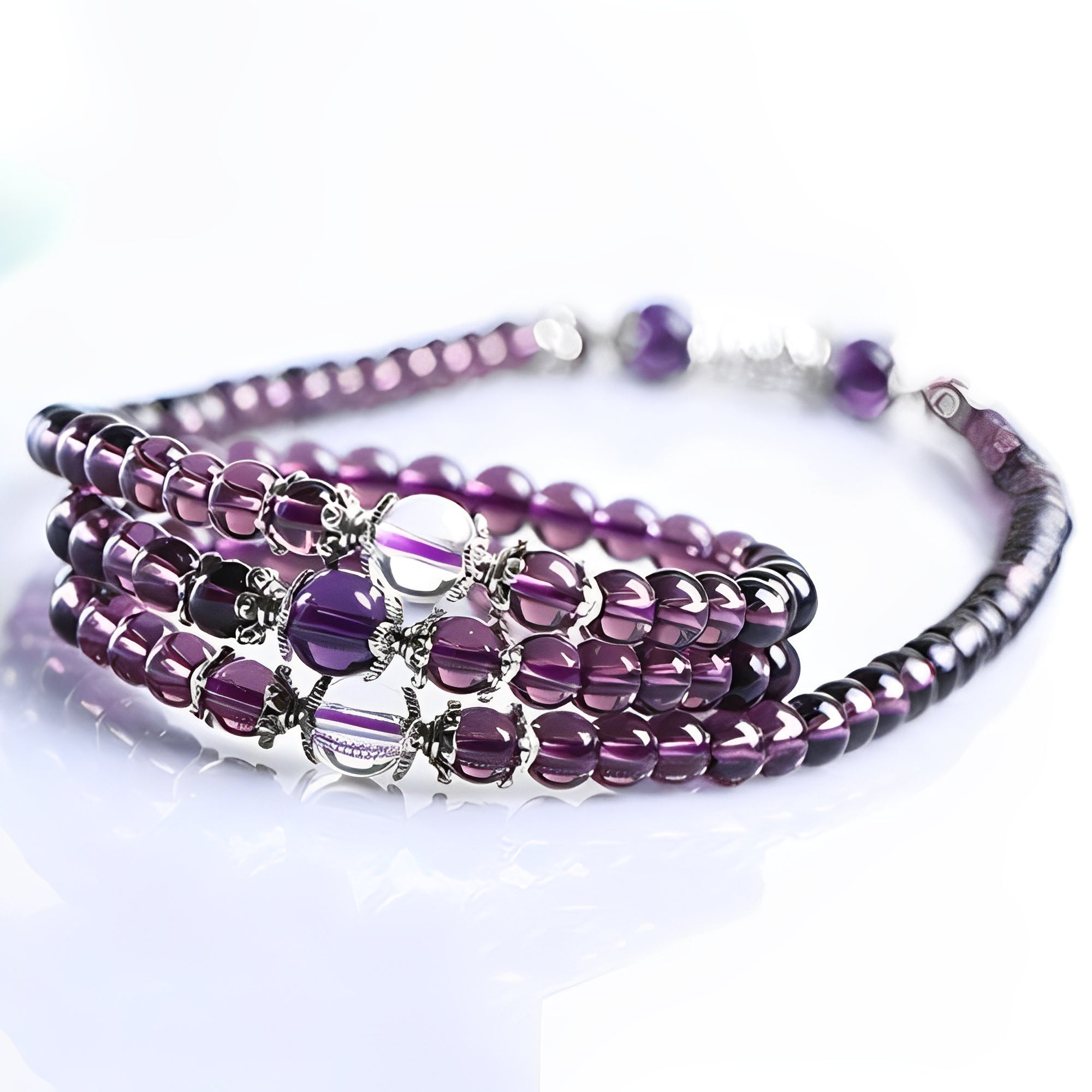 Mia – Armband & Halskette Spiritualität Amethyst