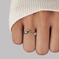 Ondine – Minimalistischer Wellenring