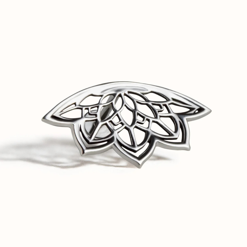 Damen Helix-Ohrring im Mandala-Design
