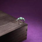 Toni – Ring Grüner Opal & Smaragd