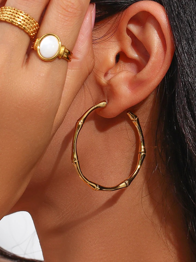 Alice – Creolen Bambou Gold
