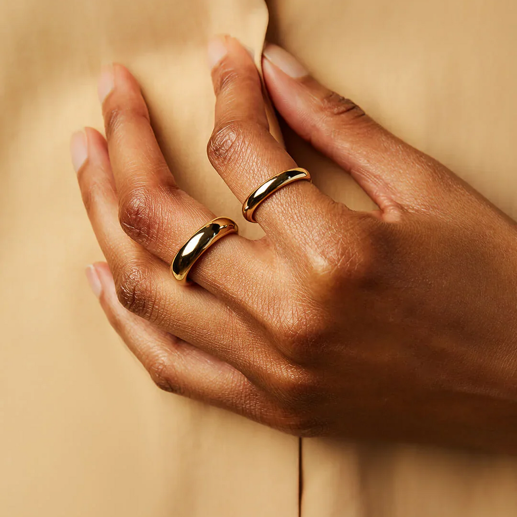 Eloane – Ring aus goldbeschichtetem Edelstahl
