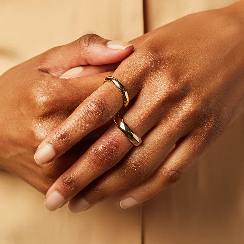 Eloane – Ring aus goldbeschichtetem Edelstahl