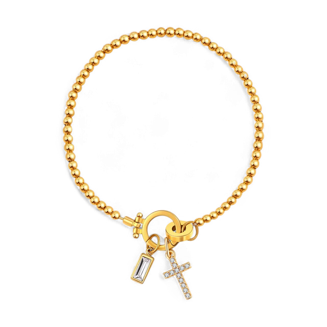 Eli – Armband mit Kreuzanhänger