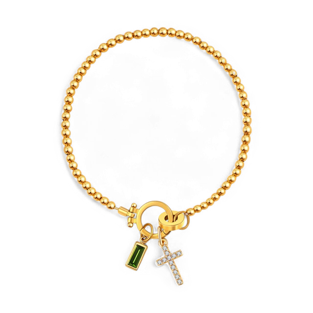 Eli – Armband mit Kreuzanhänger
