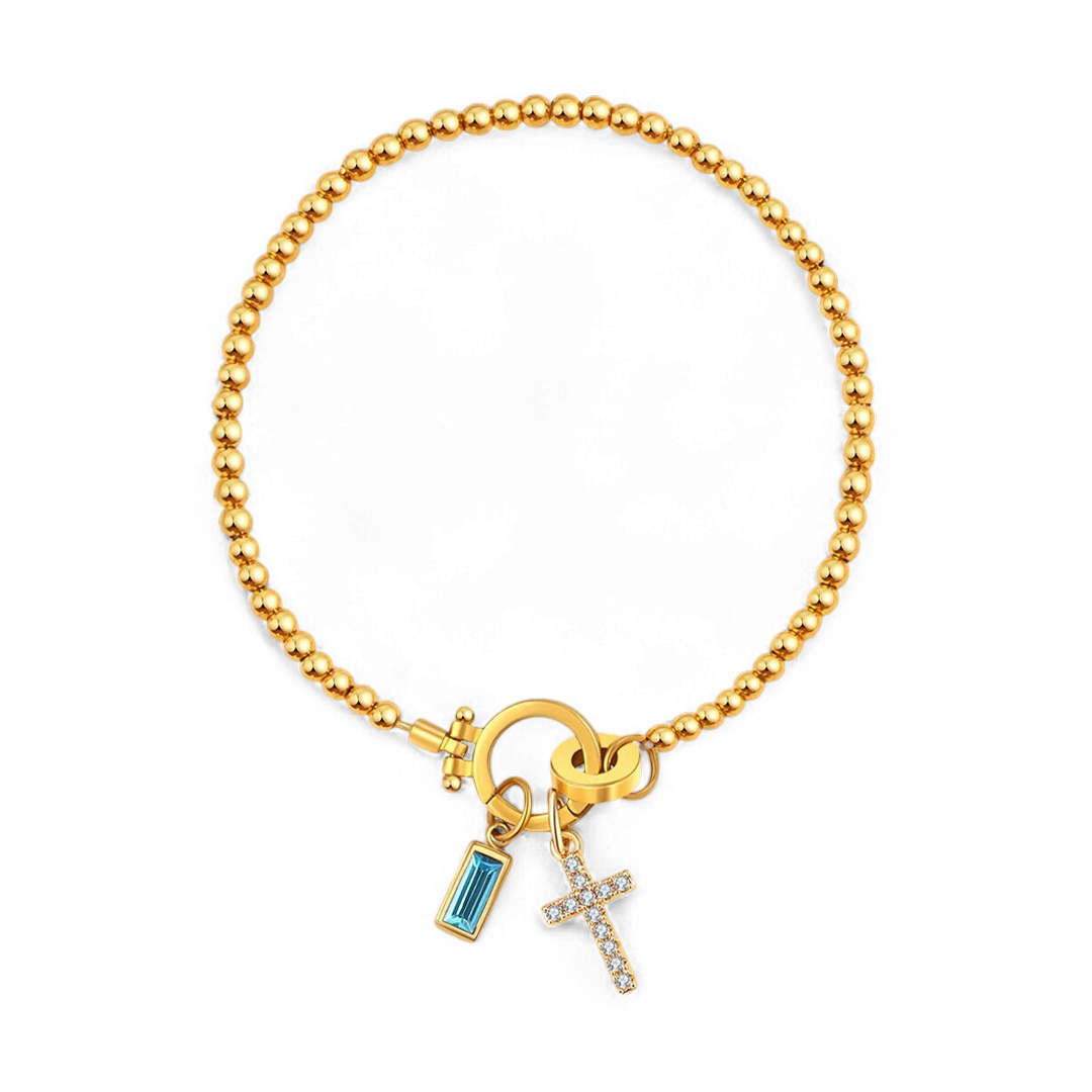 Eli – Armband mit Kreuzanhänger