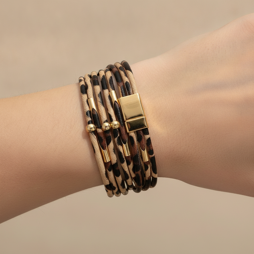 Margaux – Elegantes Leopardenarmband