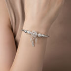 Aiyana – Verstellbares Traumfänger-Armband aus 925er Silber