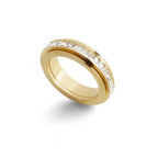 Alessia – Drehbarer Fidget-Ring mit Kristall-Highlight