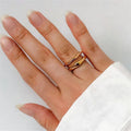 Dianne – Schicker Ring in Gold mit Überlagerungsmöglichkeit