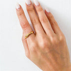 Dianne – Schicker Ring in Gold mit Überlagerungsmöglichkeit