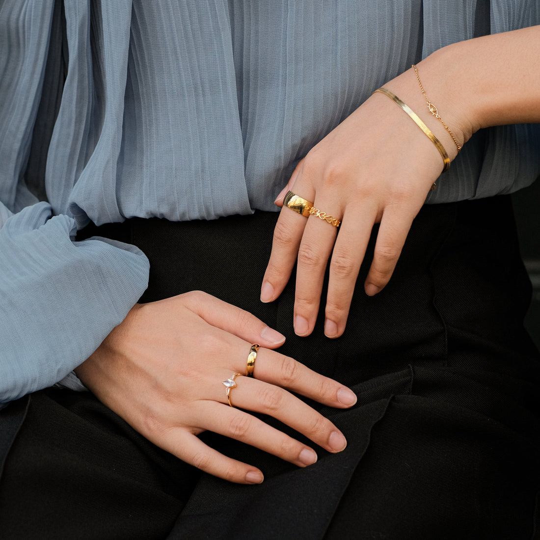Jia - Hoher Herz-Ring