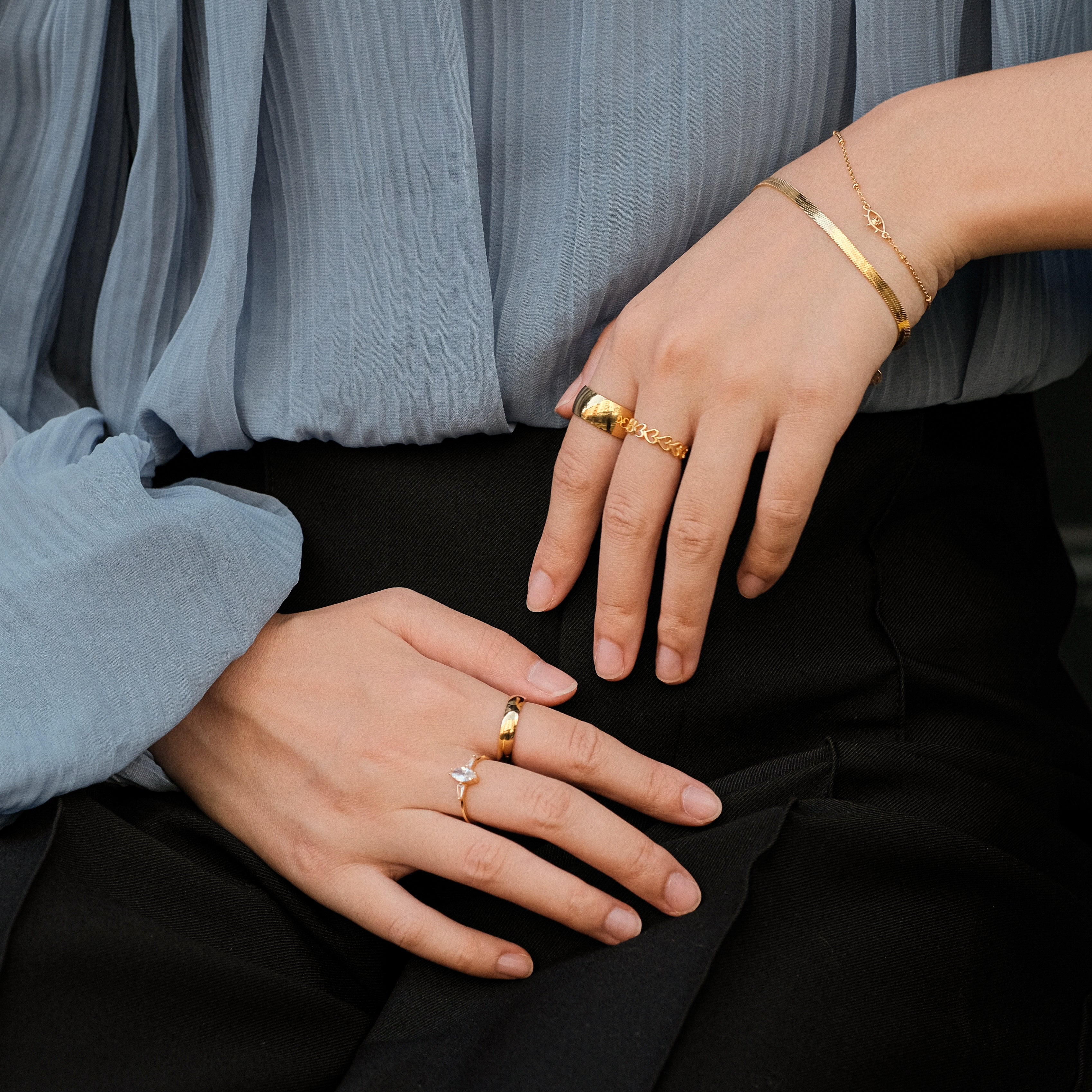 Jia - Hoher Herz-Ring